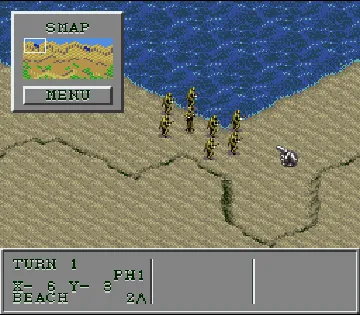 Sgt. Saunders' Combat! (Japan) screen shot game playing